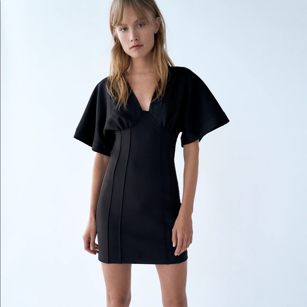 Neoprene effect Dress